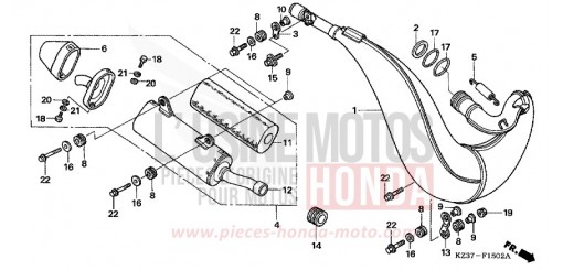CHAMBRE D'EXPANSION (CR250R5) CR250R5 de 2005